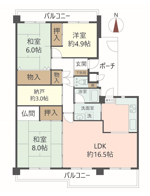 物件の間取り画像