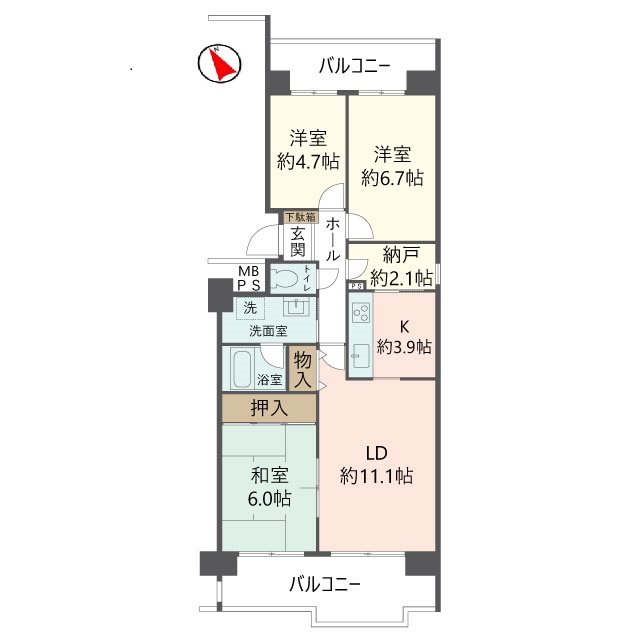 物件の間取り画像