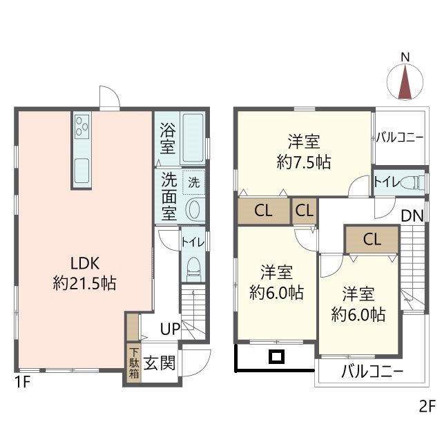 物件の間取り画像