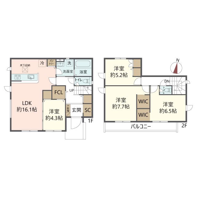 物件の間取り画像