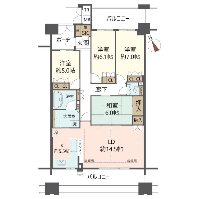 物件の間取り画像