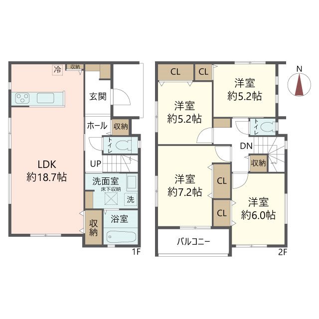 物件の間取り画像