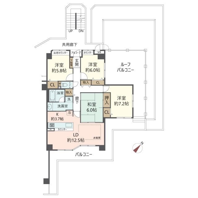 物件の間取り画像