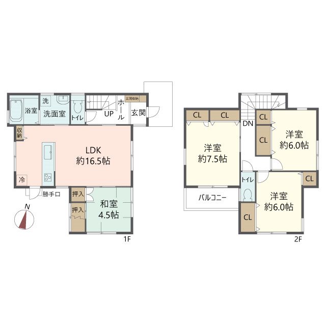 物件の間取り画像