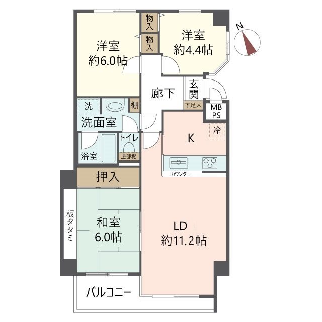 物件の間取り画像