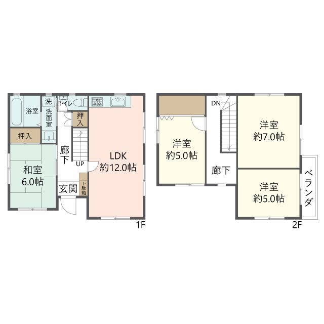 物件の間取り画像