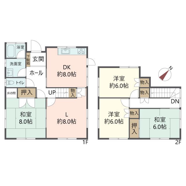 物件の間取り画像