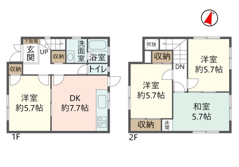 物件の間取り画像