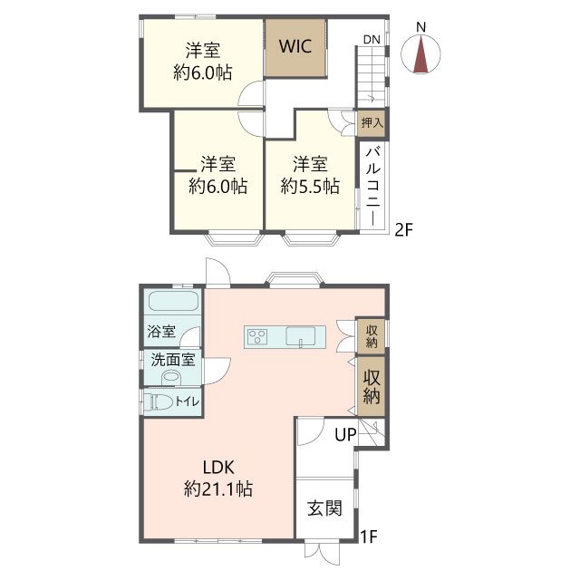 物件の間取り画像