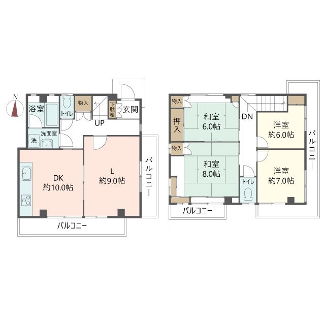 物件の間取り画像