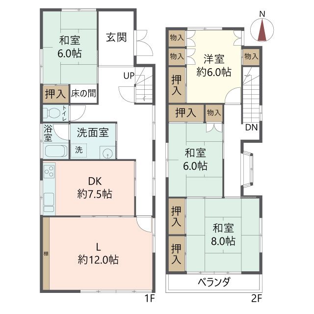 物件の間取り画像