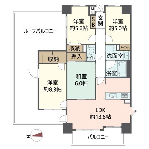 物件の間取り画像