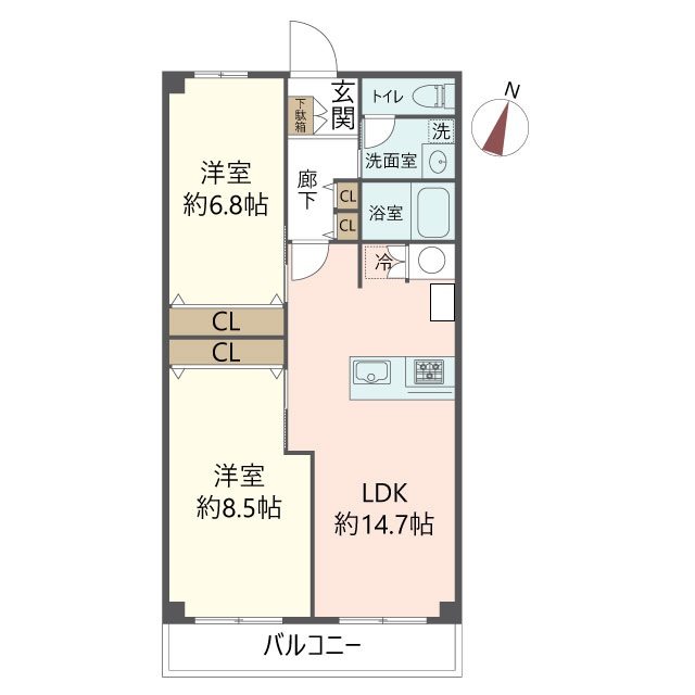 物件の間取り画像