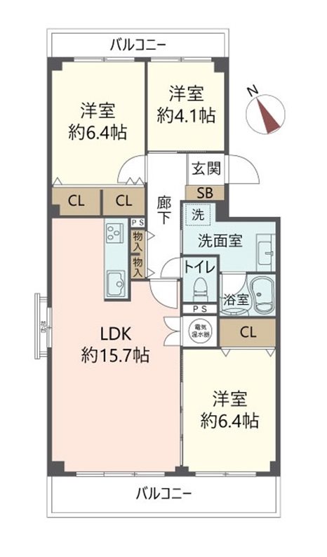 物件の間取り画像