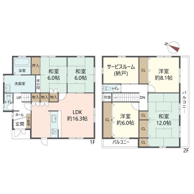 物件の間取り画像