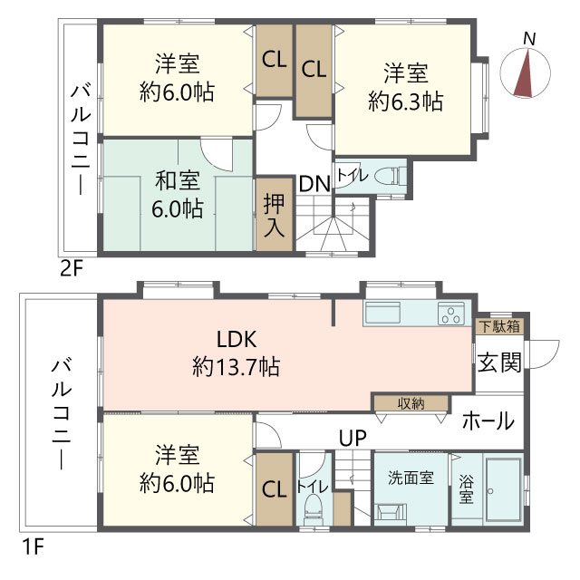 物件の間取り画像