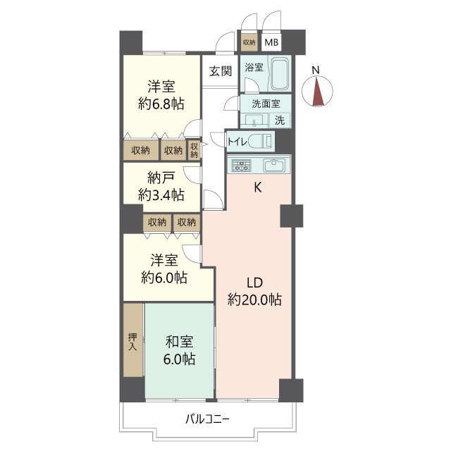 物件の間取り画像