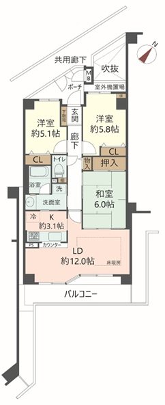 物件の間取り画像