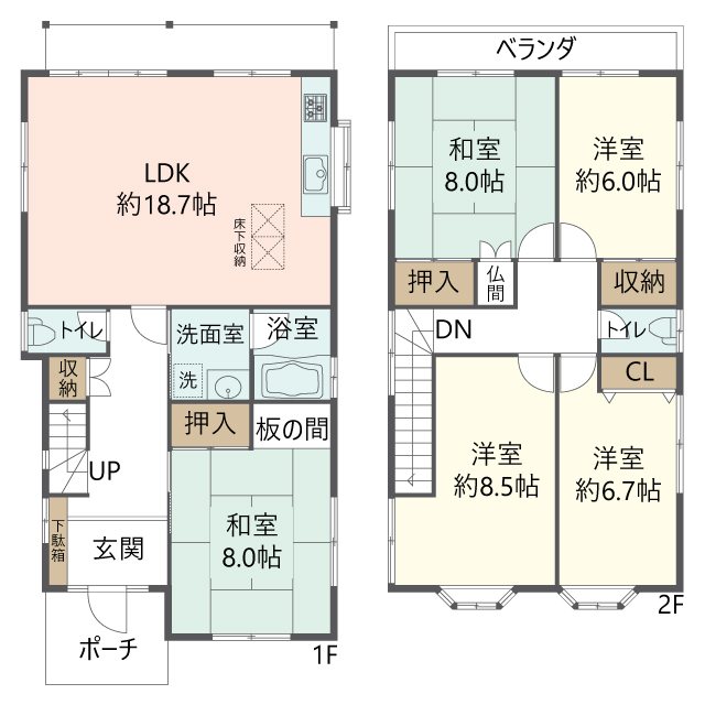 物件の間取り画像