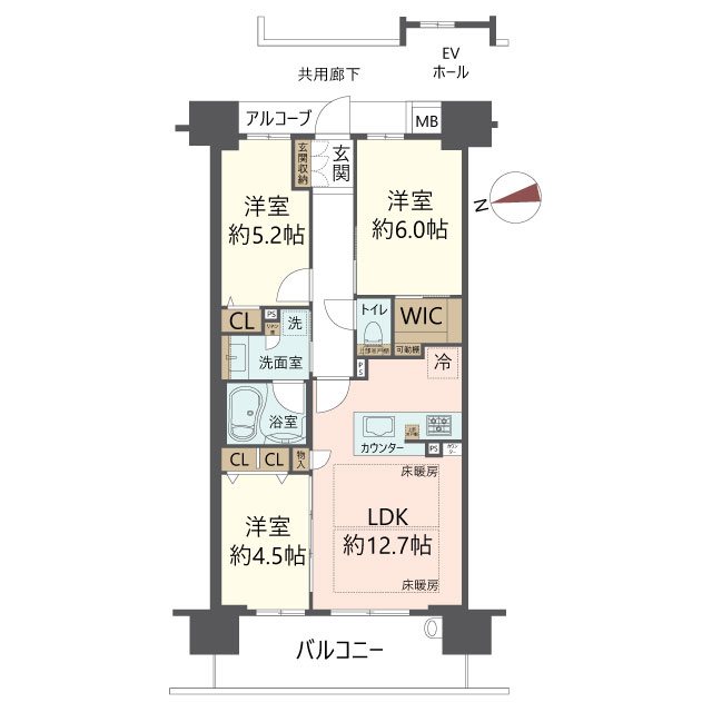 物件の間取り画像