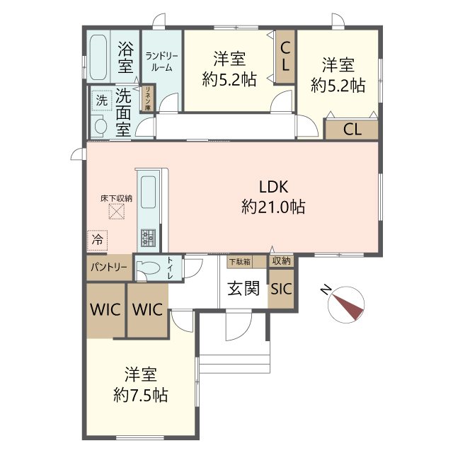 物件の間取り画像