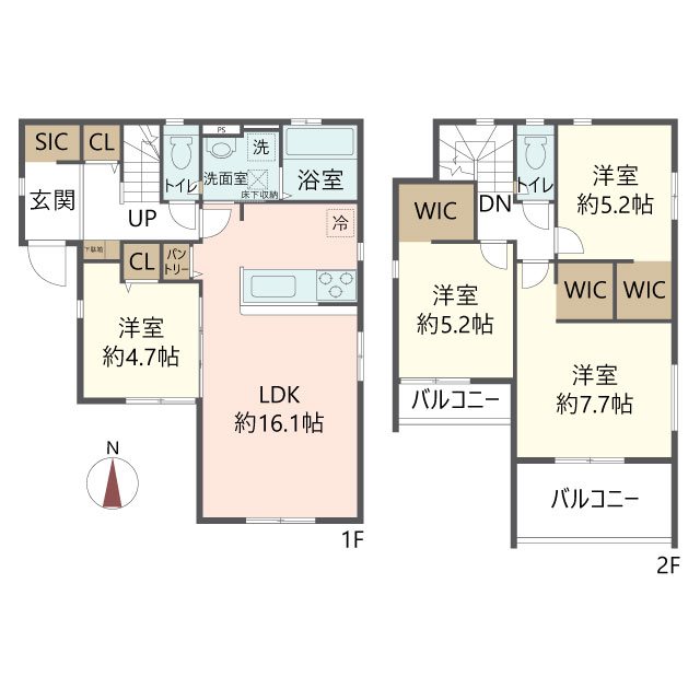 物件の間取り画像