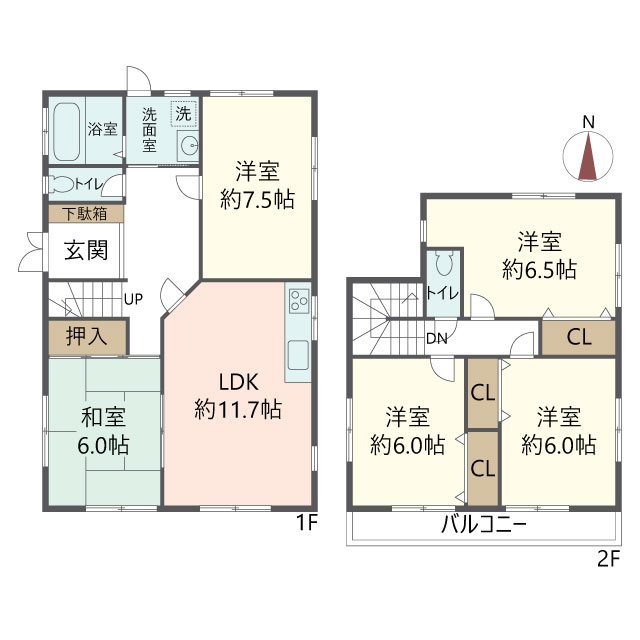 物件の間取り画像