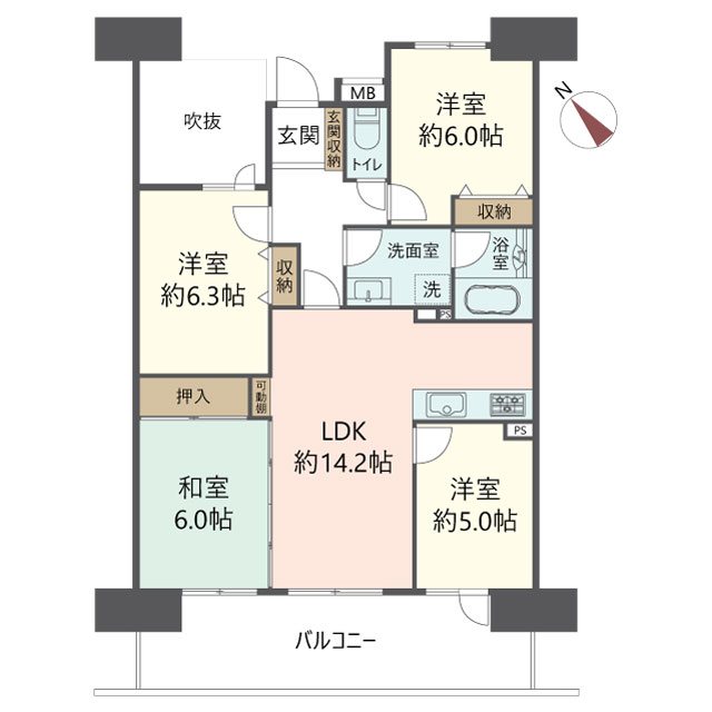 物件の間取り画像