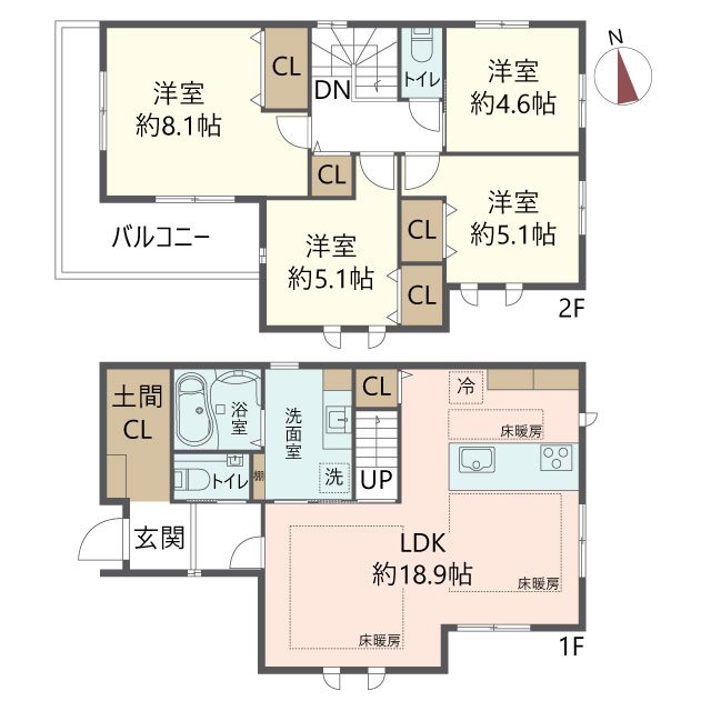 物件の間取り画像