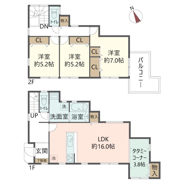 物件の間取り画像