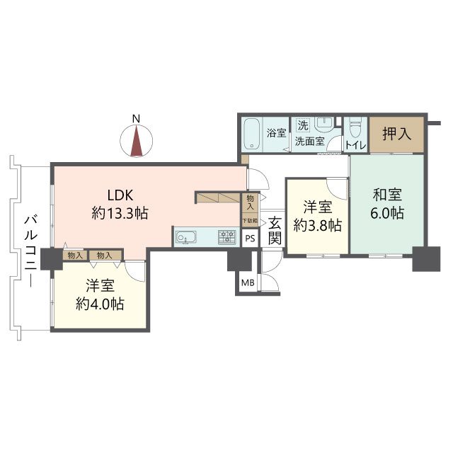 物件の間取り画像