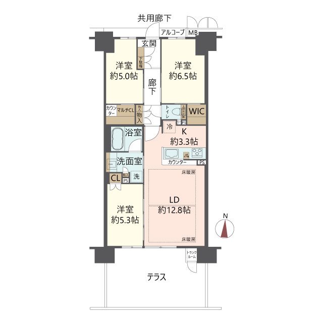 物件の間取り画像