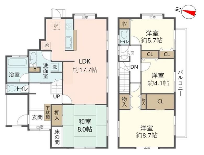 物件の間取り画像