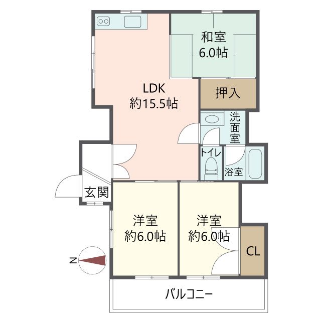 物件の間取り画像