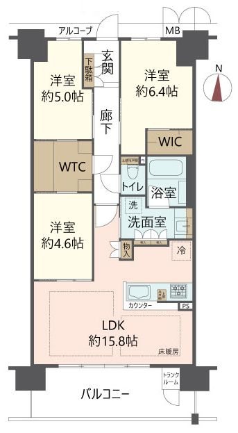 物件の間取り画像