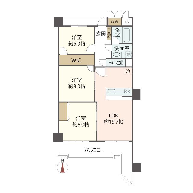 物件の間取り画像
