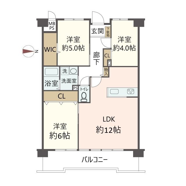 物件の間取り画像