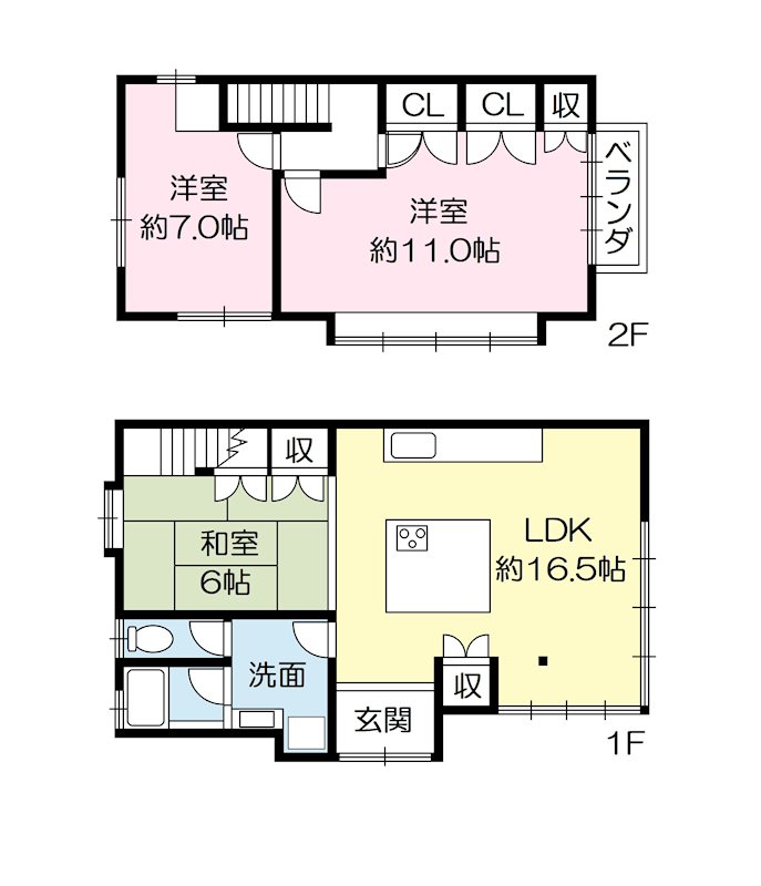 物件の間取り画像