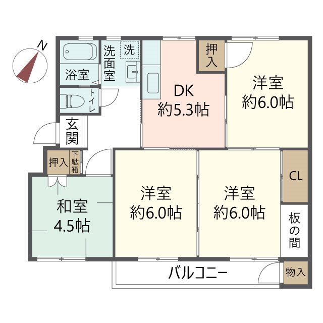 物件の間取り画像