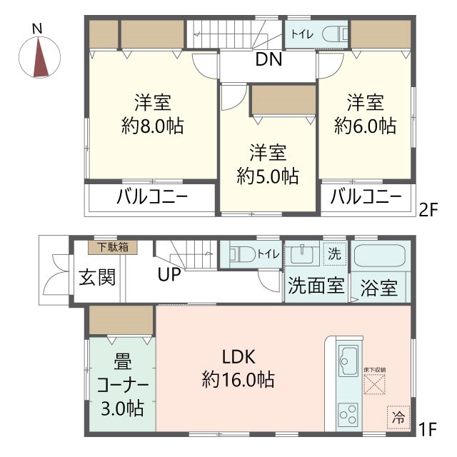物件の間取り画像