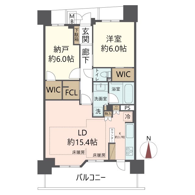 物件の間取り画像