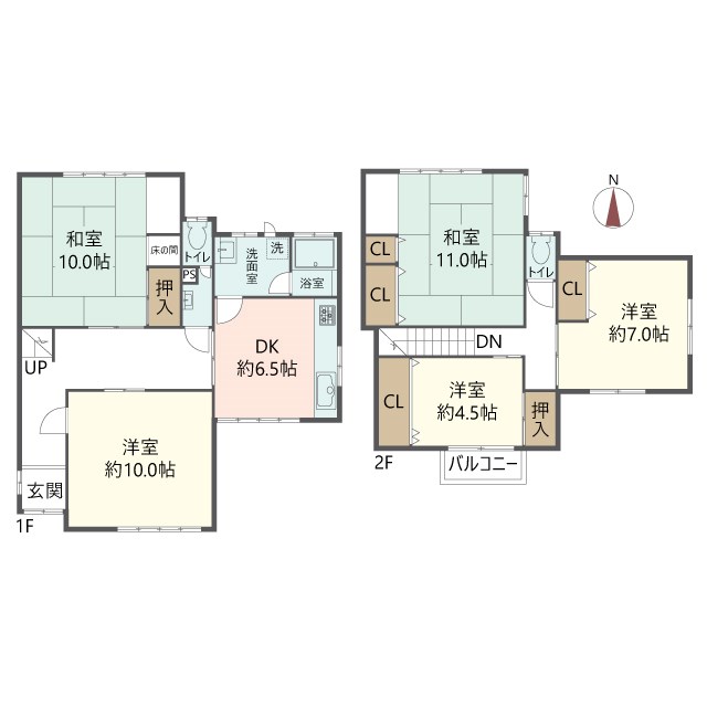 物件の間取り画像