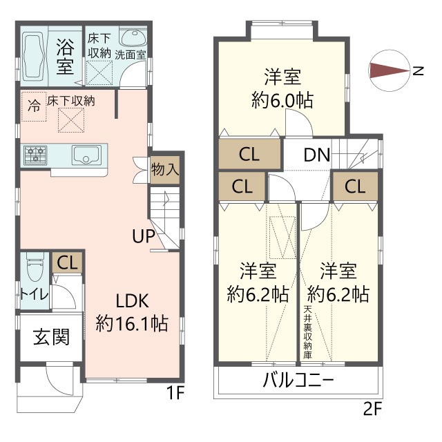 物件の間取り画像