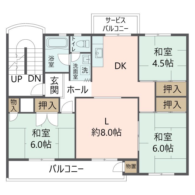 物件の間取り画像