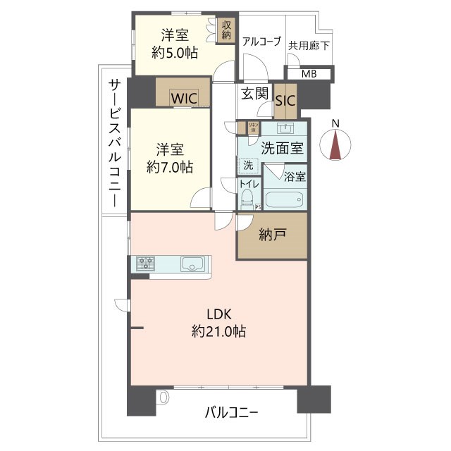 物件の間取り画像