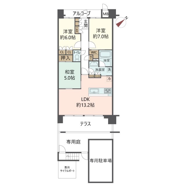 物件の間取り画像