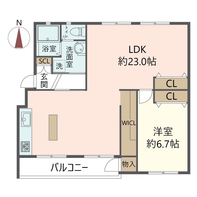 物件の間取り画像