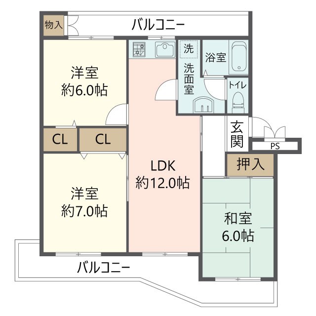 物件の間取り画像