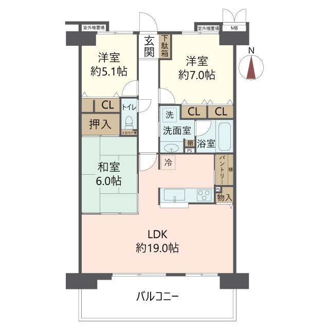 物件の間取り画像