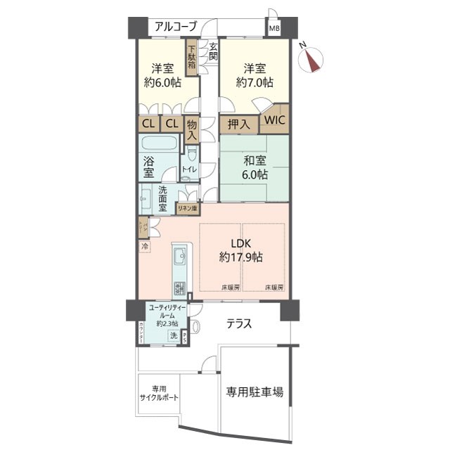 物件の間取り画像